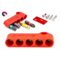 BITMAG™ - composite red, magnetic bit holder