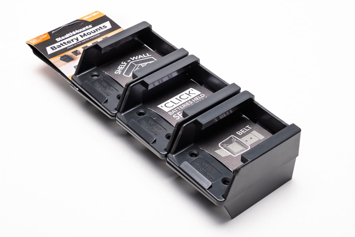 Battery mounts StealthMounts 18V / 20V Stanely, Black+Decker, Porter Cable  6-pack - distribution wholesale and retail. - Bitmag official store