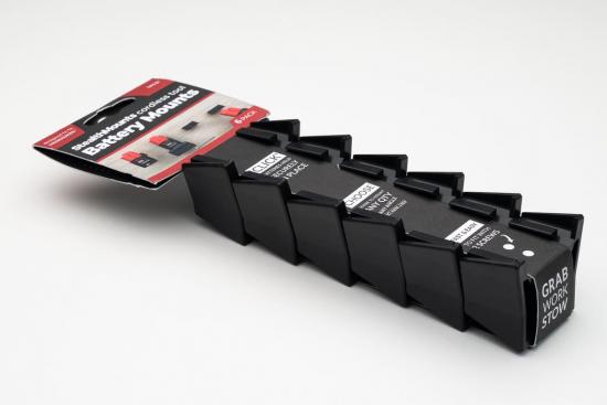 Battery mounts for Milwaukee M12 6-pack, StealthMounts